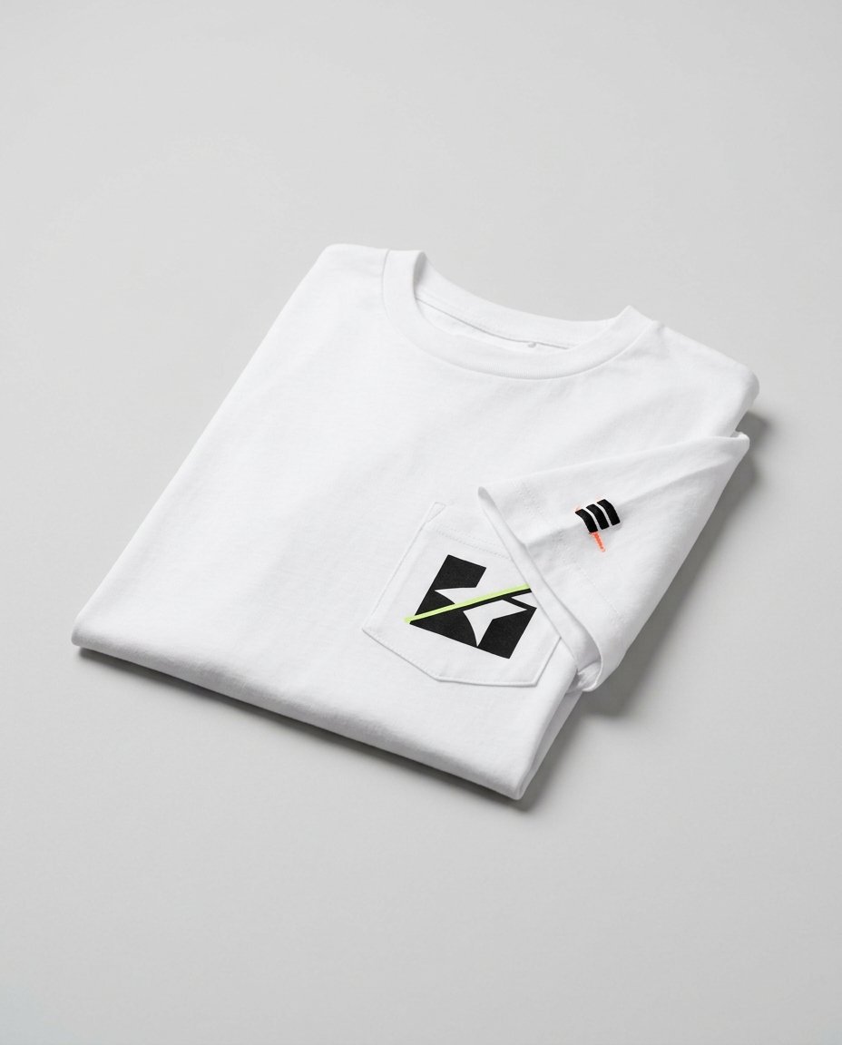 Off Grid pocket-print tee