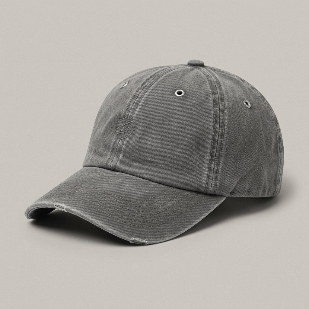 Washed Concrete dad cap